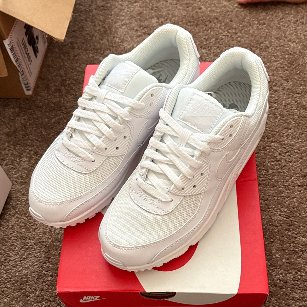 Nike Air Max 90 All-White Sneakers